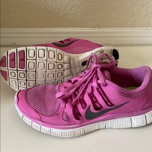 Nike free 5.0 pink